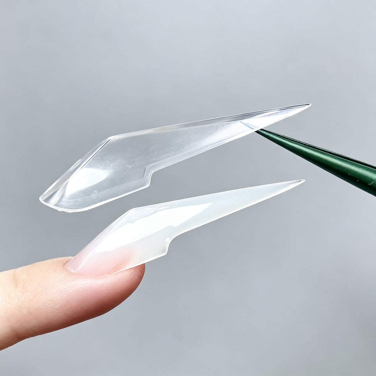 COZURU Dual Forms Mechanical Claw Nail Tips – Shape #14