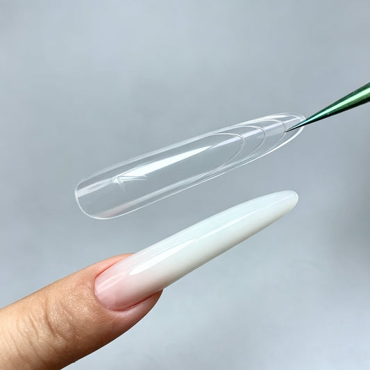 COZURU Dual Forms Length Oval Nail Tips – Shape #03