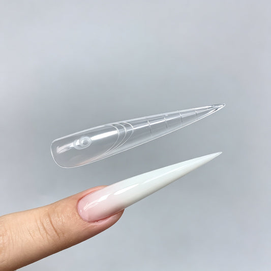 COZURU Dual Forms Extra Long Stiletto Nail Tips – Shape #16