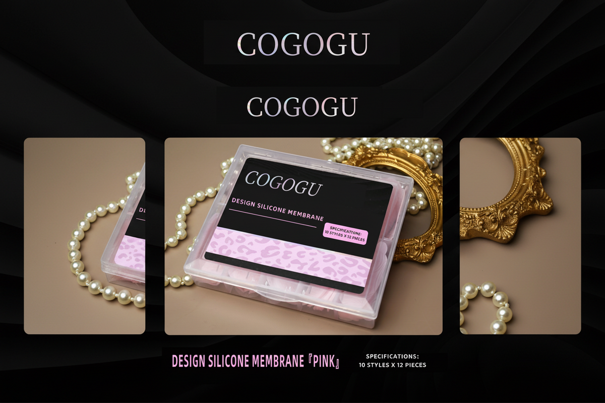 COZURU Design Silicone Membrane – Reusable Nail Art Texture Tool